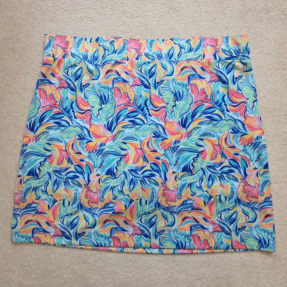 Stella Parker Collection Size Large Floral Skort/Skirt